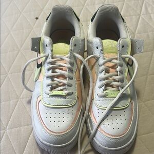 Nike Air Force 1 - White and Peach Tones